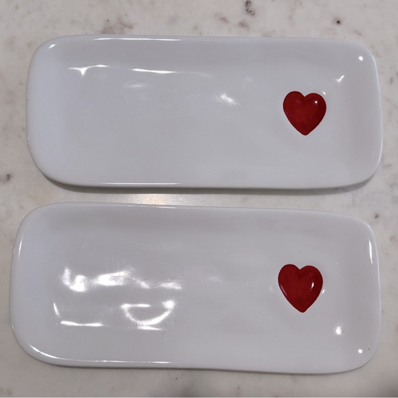 Williams Sonoma Other - Williams and Sonoma Heart Platter set of 2